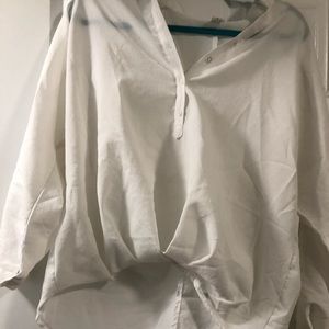 Minimalistic white blouse